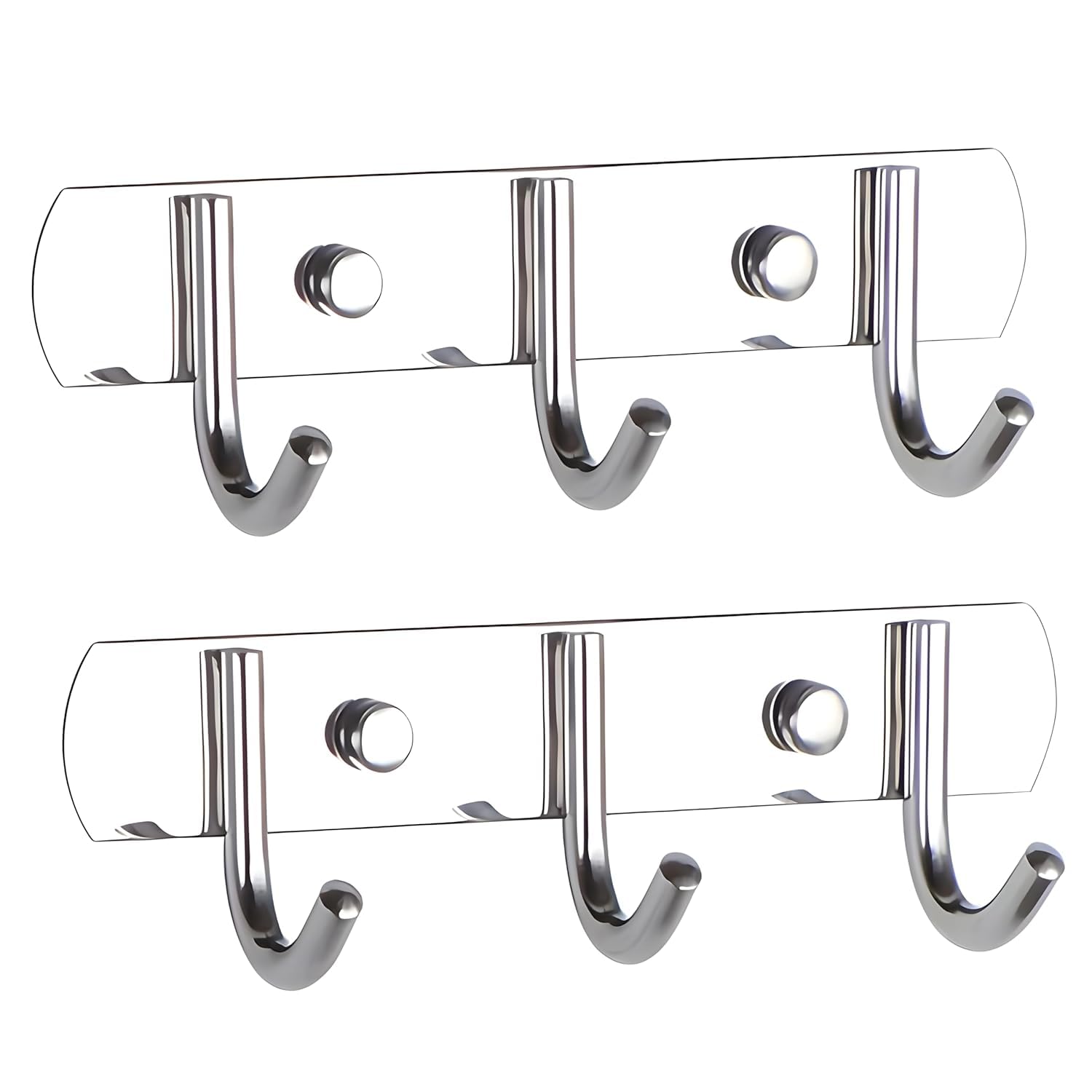 Boniry Over-the-Door Hook – 1 Pc, 7-Hook Design, Space-Saving & Versatile Hanger for Coats, Towels, Bags & More